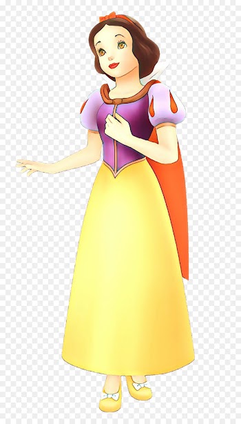 Cartoon, Girl, Yellow, Dress PNG