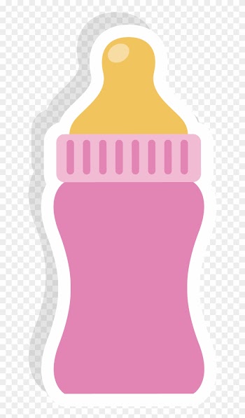 Cartoon Glass Bottle Infant - Baby Bottle