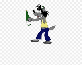 Cartoon Graduation 28, Buy Clip Art - Gray Wolf