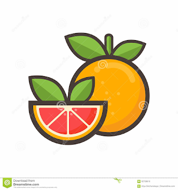 Cartoon grapefruit vector stock vector. Illustration of citrus ...