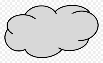 Cartoon Grey Cloud