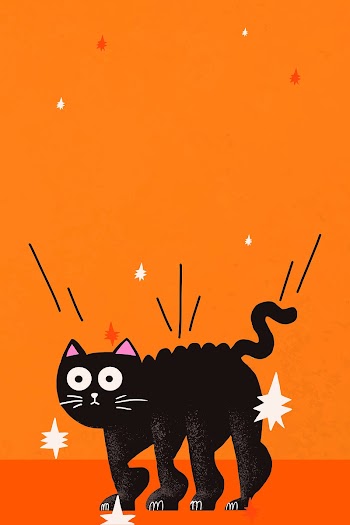 Cartoon Halloween background vector, cute… | Free stock illustration | High Resolution graphic