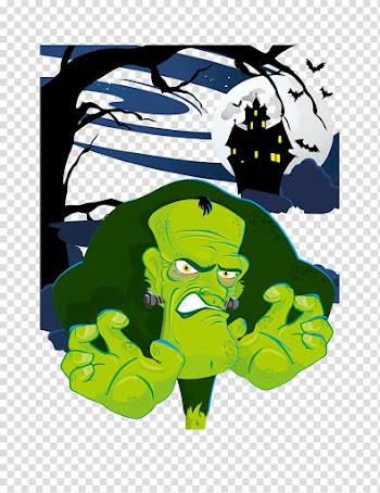 Cartoon Halloween Character, Halloween Monster transparent background PNG clipart