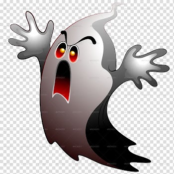 Cartoon Halloween , Ghost transparent background PNG clipart