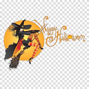 Cartoon Halloween Witch transparent background PNG clipart