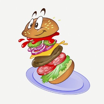 Cartoon hamburger character clipart, food | Free PSD - rawpixel