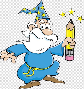 Cartoon , Hand holding pencil white beard old man transparent background PNG clipart