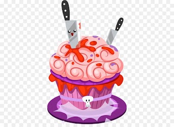 Cartoon hand-painted Halloween cake 