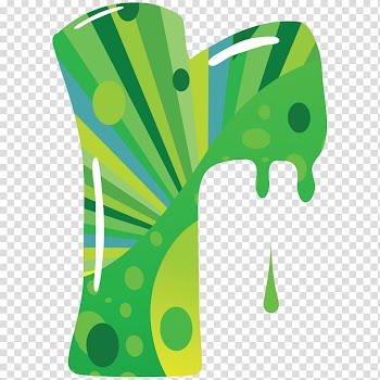 Cartoon hand-painted monster letter r transparent background PNG clipart