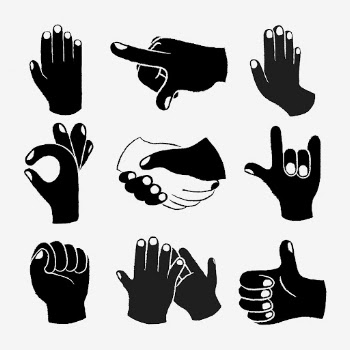Cartoon hand stickers, cute doodle | Free Vector Illustration - rawpixel
