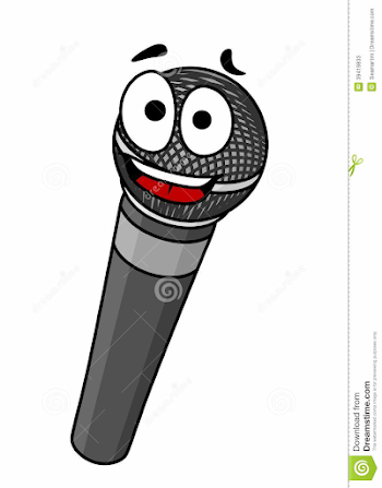 Cartoon Handheld Microphone Stock Vector - Illustration of record ...