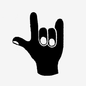 Cartoon hands sticker, I love | Free Vector Illustration - rawpixel