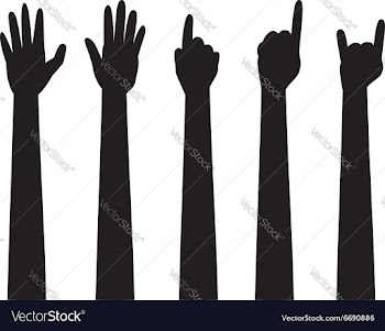 Cartoon Hands with Gestures2 vector image