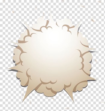 Cartoon Haze, Fireball bubble explosion smoke transparent background PNG clipart