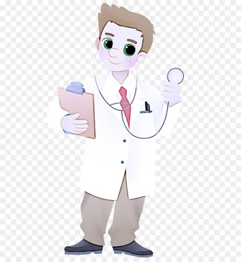 cartoon health care provider physician nurse medical equipment