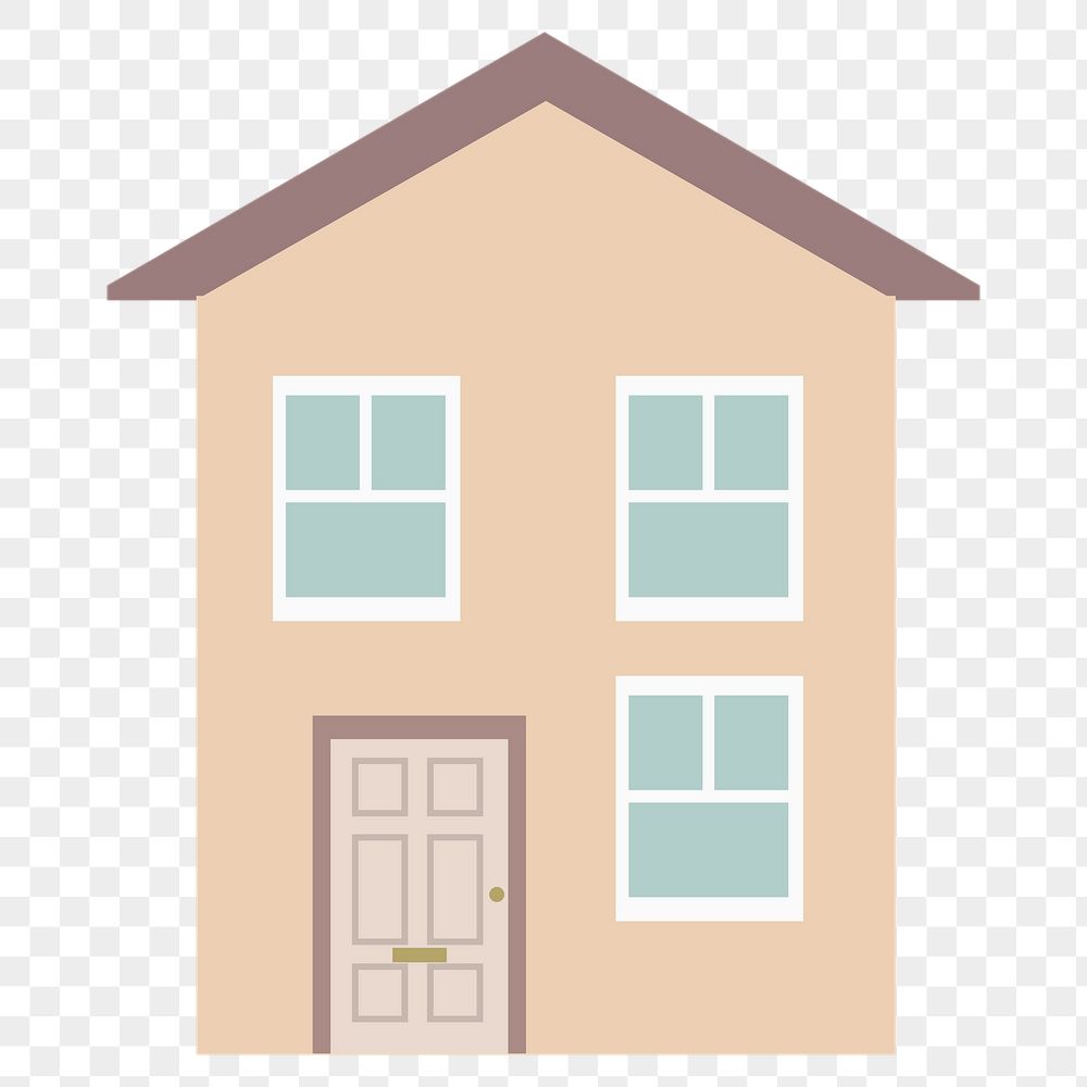 Cartoon house png sticker, architecture | Free PNG - rawpixel