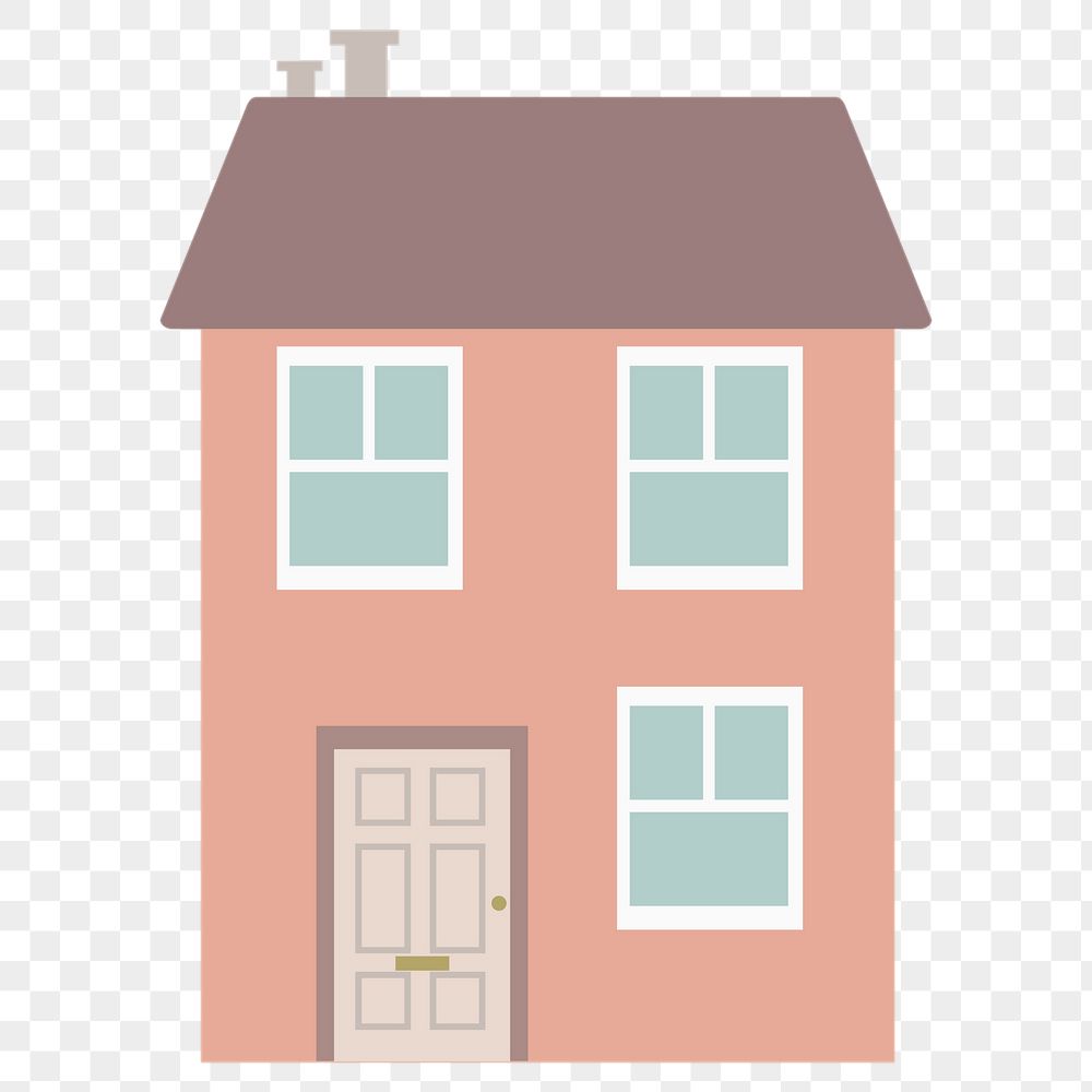 Cartoon house png sticker, architecture | Free PNG - rawpixel