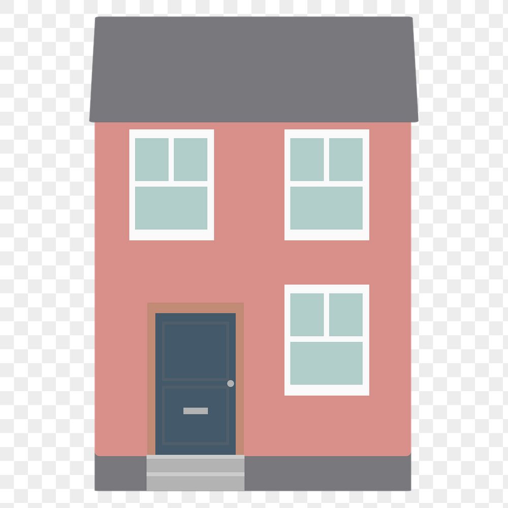 Cartoon house png sticker, architecture | Free PNG - rawpixel