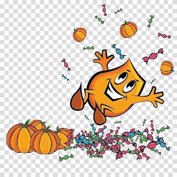 Cartoon Illustration, Cartoon wizard pumpkin transparent background PNG clipart