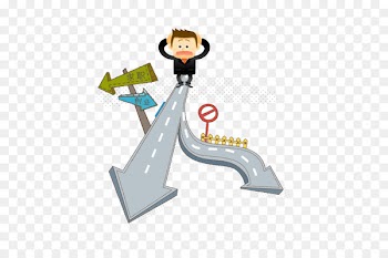 Cartoon Illustration - Confused man 