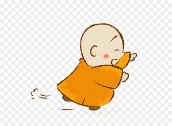 Cartoon Illustration - Monk 