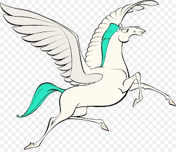 Cartoon Illustration - Pegasus 