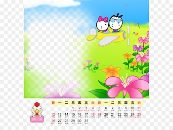 Cartoon Illustration - Photo template 