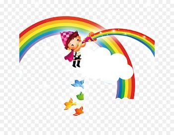 Cartoon Illustration - rainbow 