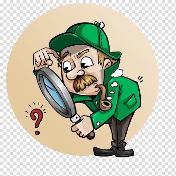 Cartoon Illustration, Search people transparent background PNG clipart