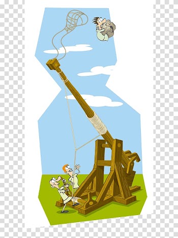 Cartoon Illustrator Trebuchet Humour, ice coffee transparent background PNG clipart