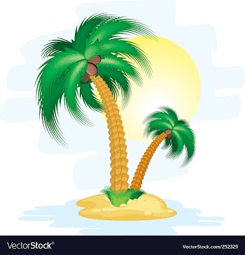  					Cartoon island vector&nbsp;image														