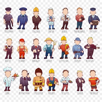 Cartoon Job Illustration - Occupation People 