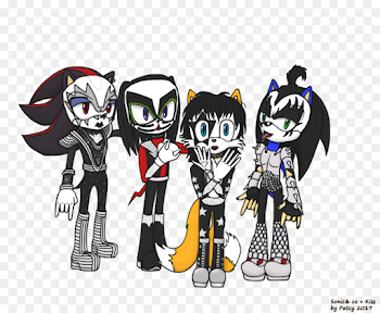 Cartoon Kiss Fan art DeviantArt - rock band png download - 900*740 ...