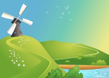 Cartoon landscape background, environment illustration | Free PSD - rawpixel