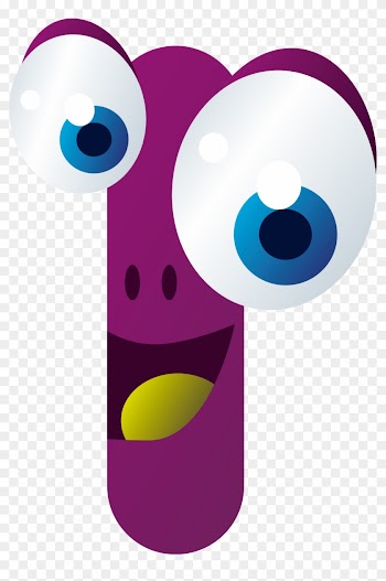 Cartoon Letter Clip Art - Circle