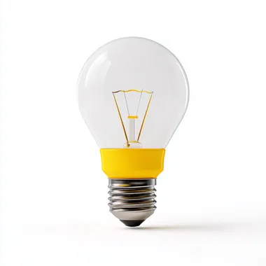Cartoon Light Bulb Illustration