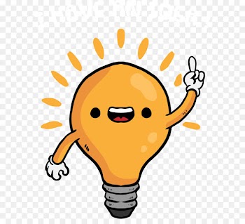 Cartoon Light Lamp Clip art - Vector Funny cartoon light bulb 