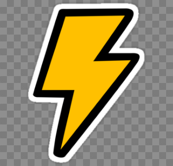 Cartoon Lightning Bolt Png Image Vector, Clipart, PSD - peoplepng.com