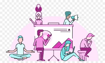 cartoon line clip art conversation animated cartoon