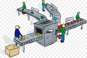 cartoon line machine furniture table