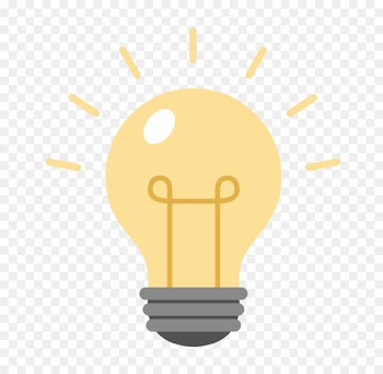 Cartoon, Line, Yellow, Light Bulb PNG