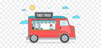 Cartoon Logo Design Food Truck Cartoon Logos And Mascots - Food Truck Cartoon Png