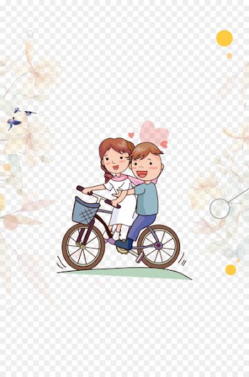 Cartoon Love Drawing - Valentine's Day background map 