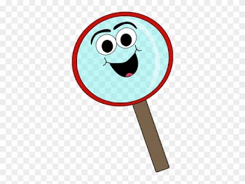 Cartoon Magnifying Glass - Cartoon Magnifying Glass Clipart