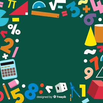 Cartoon math chalkboard background Free Vector
