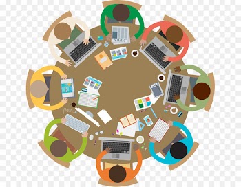 Cartoon Meeting Illustration - meeting 