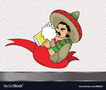 Cartoon mexican vector image