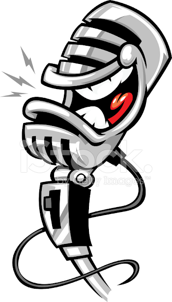Cartoon Microphone Stock Vector - FreeImages.com