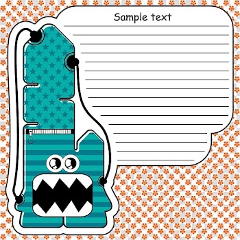 Cartoon Monster Illustration, cute monster tag transparent background PNG clipart