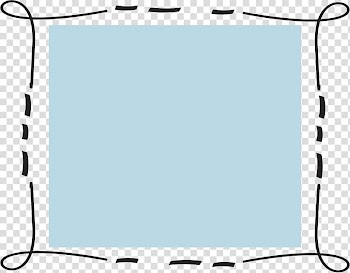 Cartoon Motif Illustration, Line border transparent background PNG clipart